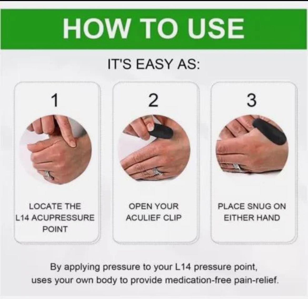 Magnetic Thumb Clip for Sugar & Stress Control