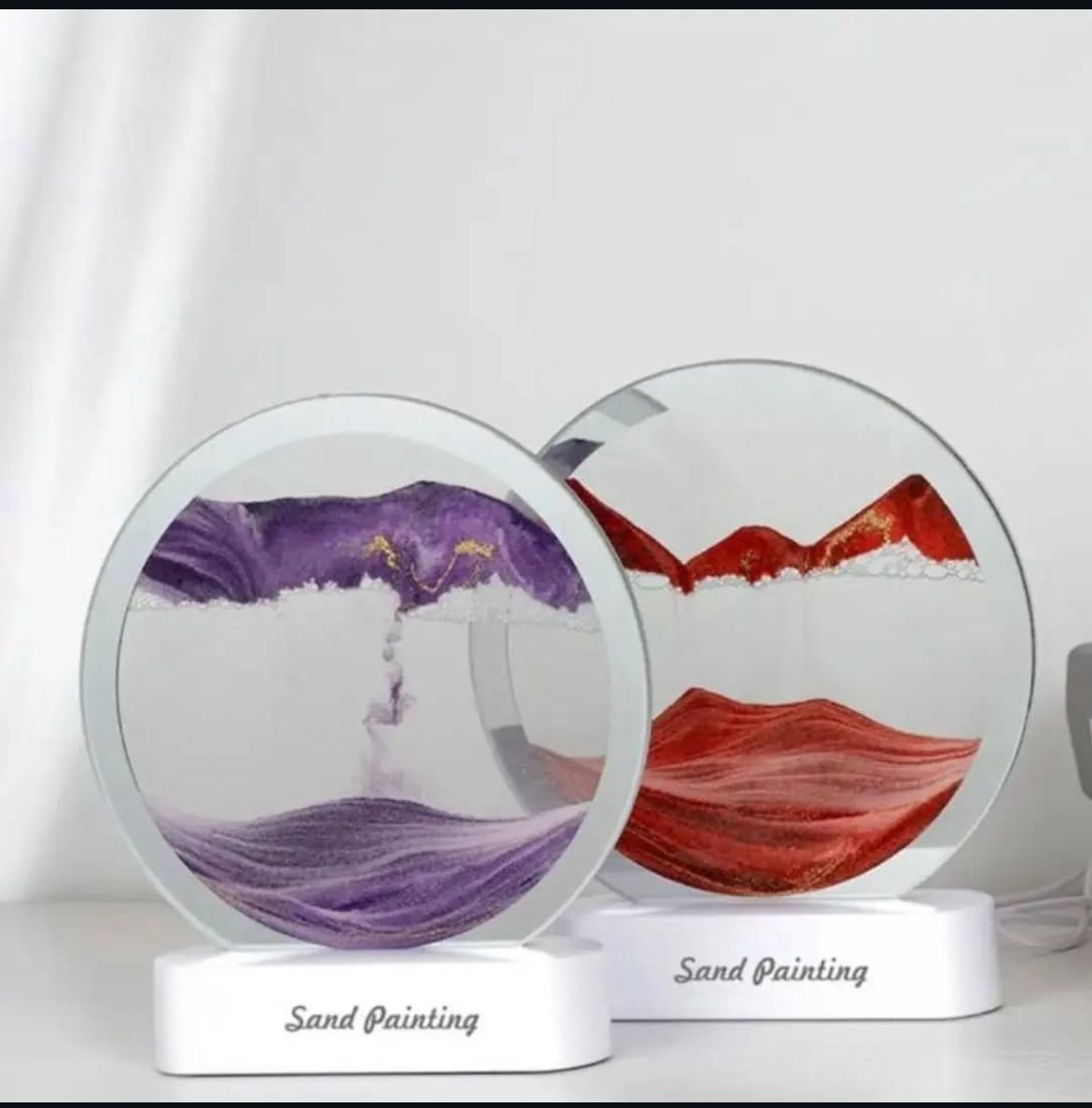 ⏳✨ 3D LED Sand Timer – Where Time Meets Light & Art