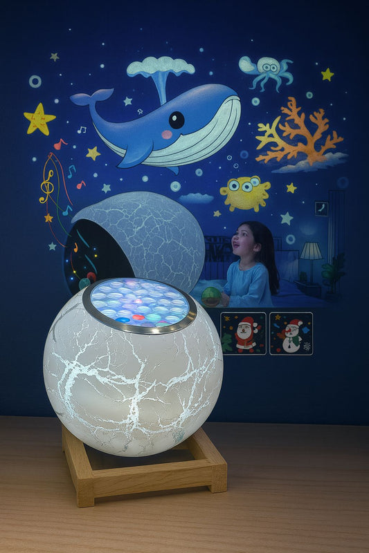 Enchanting Galaxy & Ocean Projector Night Light