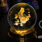 ✨ 3D Crystal Ball Lamp with 360° Rotation – A Magical Glow for Your Space!