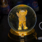 ✨ 3D Crystal Ball Lamp with 360° Rotation – A Magical Glow for Your Space!