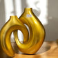Modern Art-Inspired Ceramic Vase – Dual Flow Design
