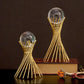 ✨ Golden Luxury Metal Crystal Ball Ornament – Elegant Accent for Modern Living ✨