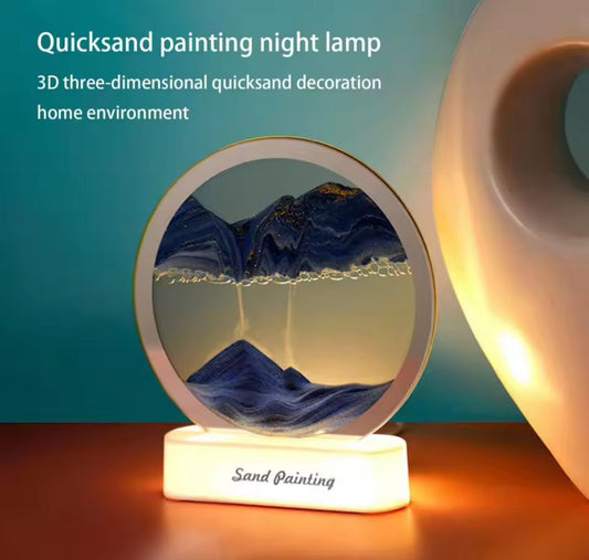 ⏳✨ 3D LED Sand Timer – Where Time Meets Light & Art