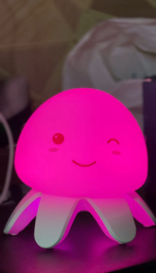 🪼 Jellyfish RGB Music Lamp – Ocean Vibes, Colorful Lights & Soothing Sound 🌊🎶