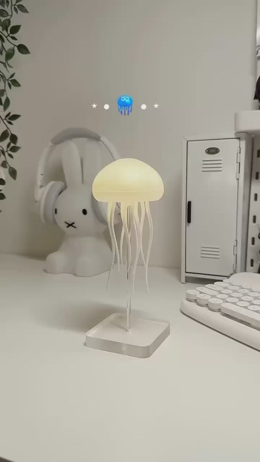 "LED Jellyfish Lamp – Mesmerizing Glow for a Magical Ambience"