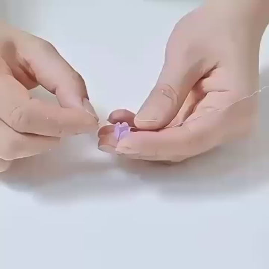 🌸 DIY Pink Tulip Mirror Lamp – A Handmade Crystal Dream in a Cube